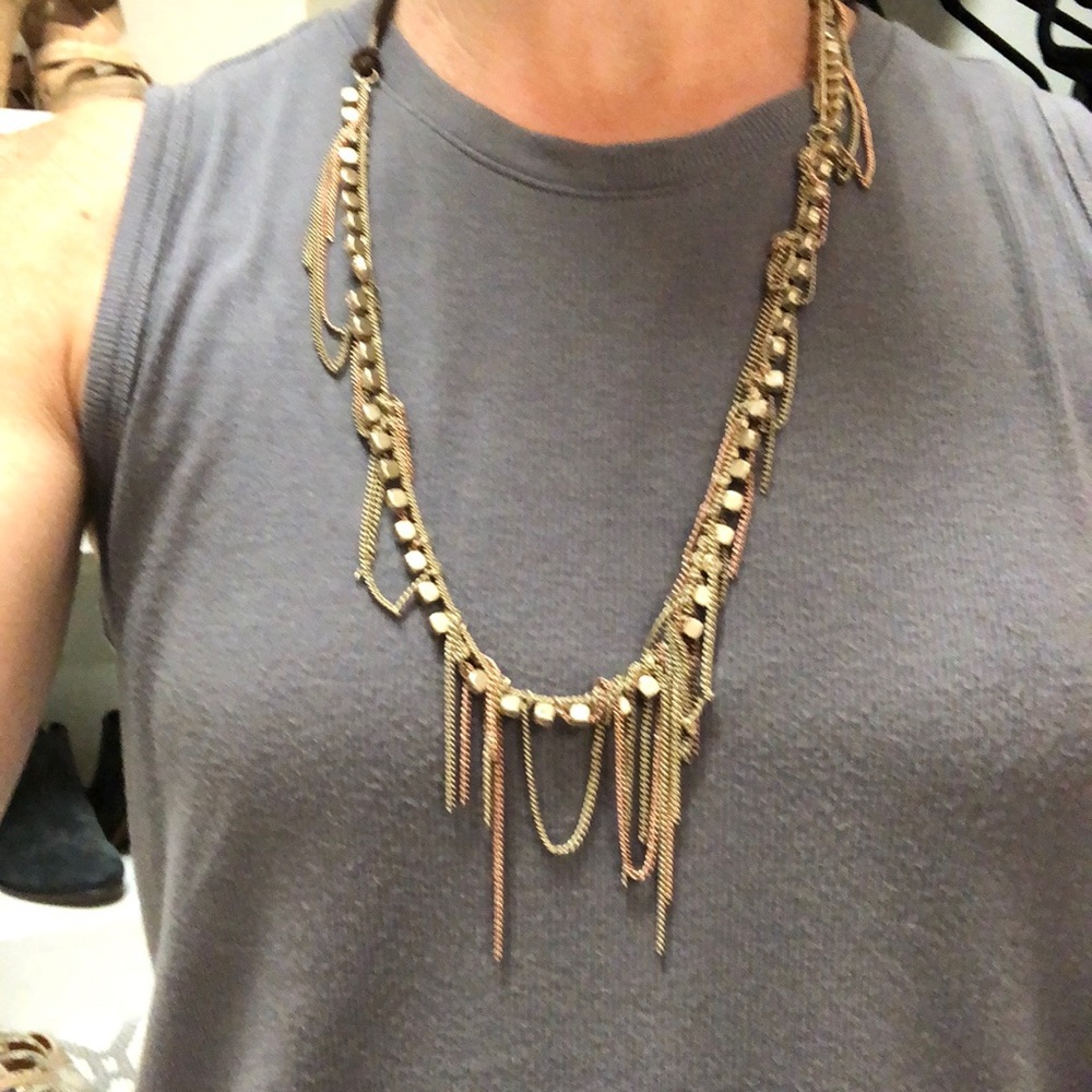 Stella and Dot Alexa fringe necklace
